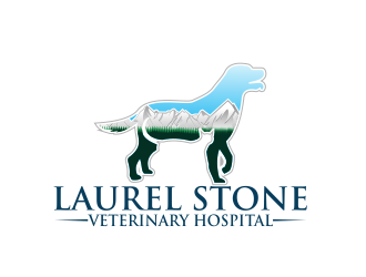 Laurel Stone Veterinary Hospital logo design by evdesign