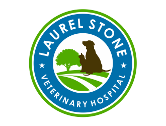 Laurel Stone Veterinary Hospital logo design by Girly