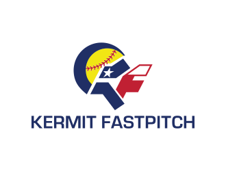 Kermit Fastpitch logo design by sitizen