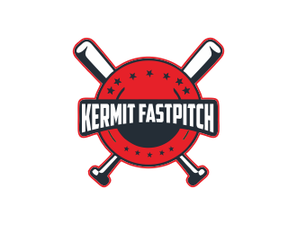 Kermit Fastpitch logo design by Greenlight