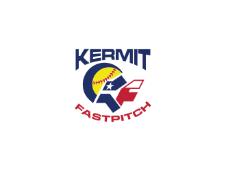 Kermit Fastpitch logo design by sitizen