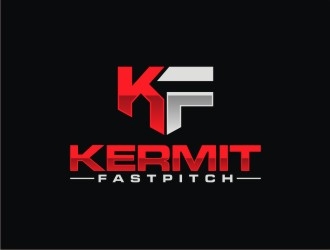 Kermit Fastpitch logo design by agil