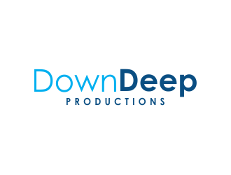 DownDeep Productions  logo design by Girly