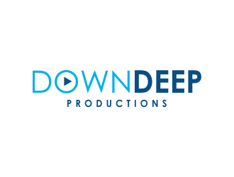 DownDeep Productions  logo design by Girly