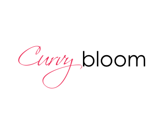 curvybloom logo design by Girly