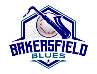 Bakersfield Blues logo design by uttam