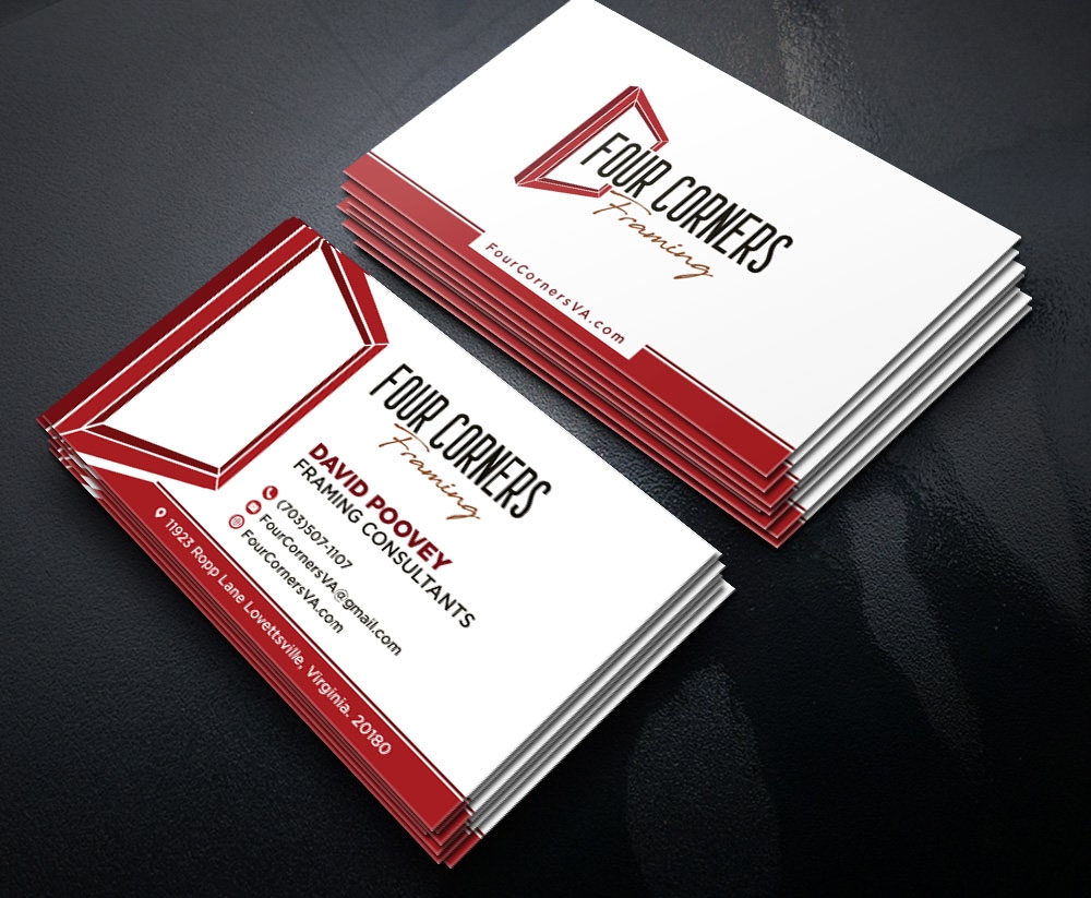 Four Corners Framing logo design by scriotx