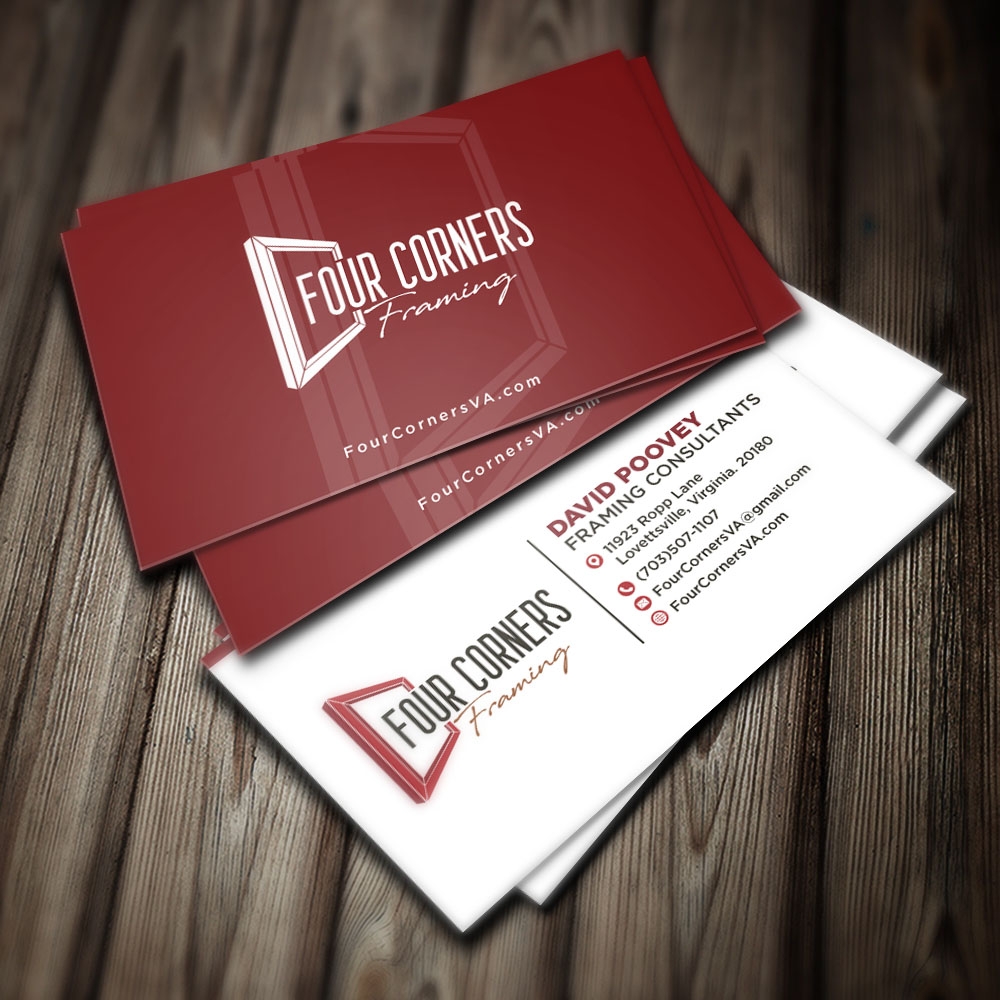 Four Corners Framing logo design by scriotx