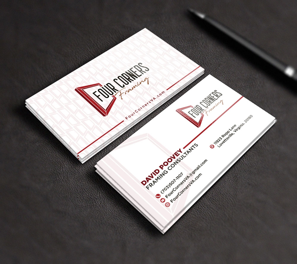 Four Corners Framing logo design by scriotx