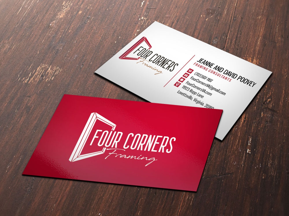 Four Corners Framing logo design by zizze23
