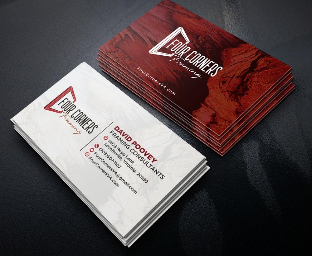 Four Corners Framing logo design by scriotx