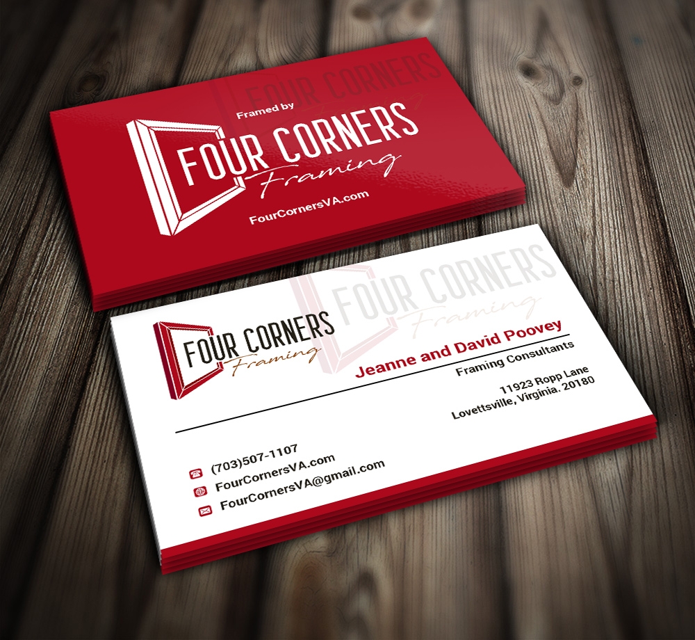 Four Corners Framing logo design by mattlyn