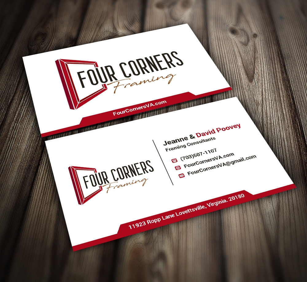 Four Corners Framing logo design by mattlyn
