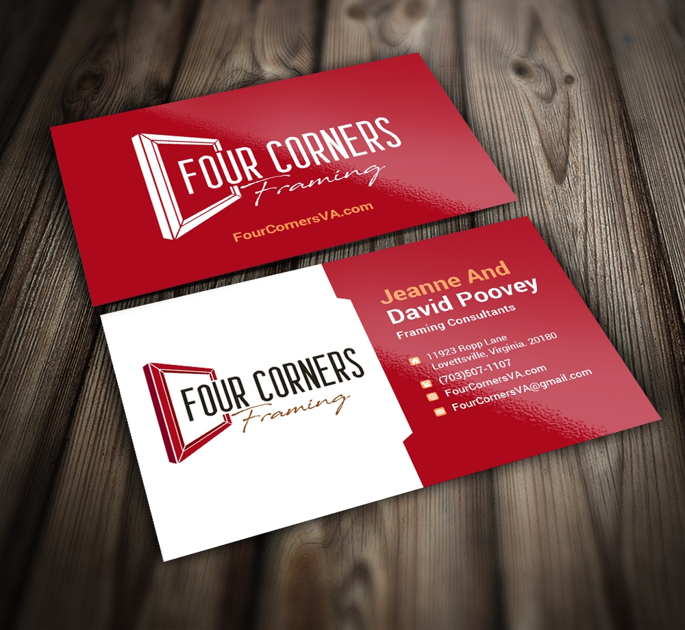 Four Corners Framing logo design by mattlyn