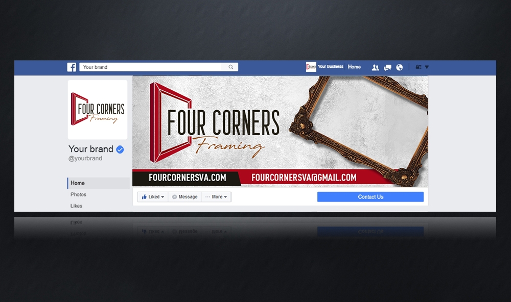 Four Corners Framing logo design by mattlyn