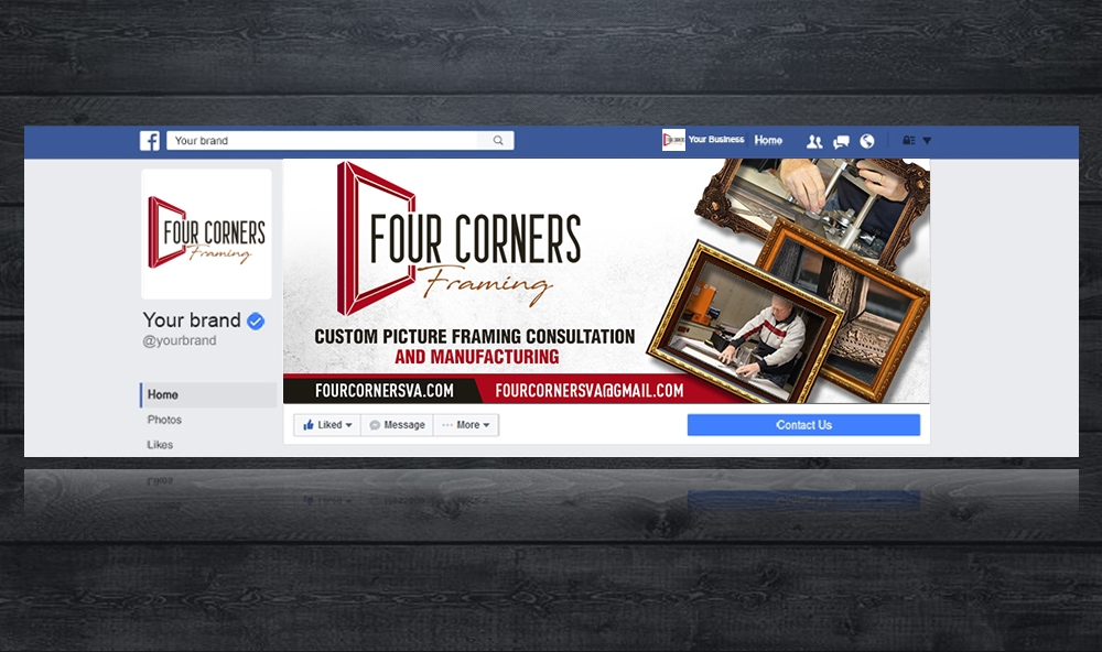 Four Corners Framing logo design by mattlyn