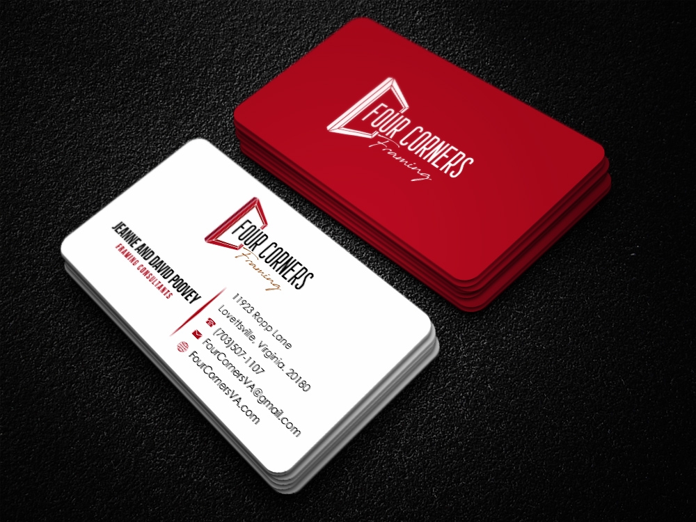 Four Corners Framing logo design by Al-fath