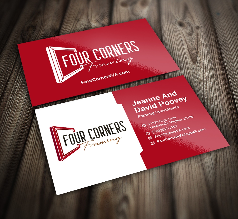 Four Corners Framing Digital Design 48hourslogo