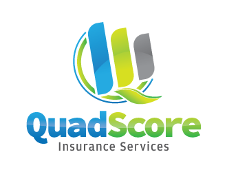 QuadScore Insurance Services logo design by easy@logo
