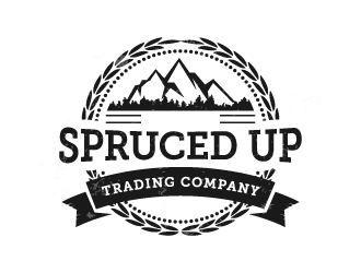 Spruced Up Trading Company logo design by pencilhand