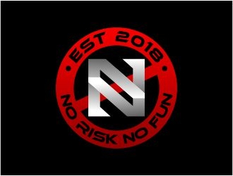 NO RISK NO FUN logo design by 48art