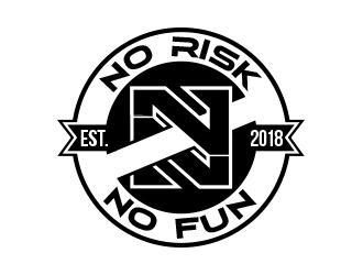 NO RISK NO FUN logo design by MarkindDesign