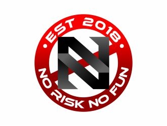 NO RISK NO FUN logo design by 48art