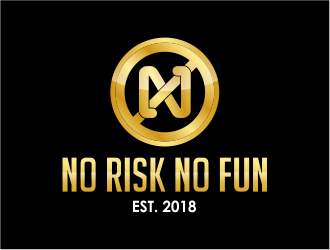 NO RISK NO FUN logo design by meliodas