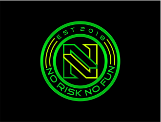 NO RISK NO FUN logo design by 6king
