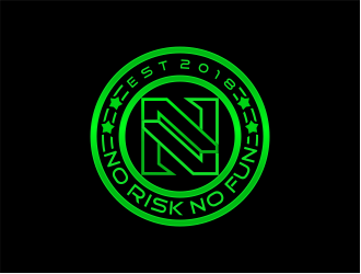 NO RISK NO FUN logo design by 6king