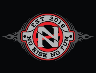 NO RISK NO FUN logo design by Shwet