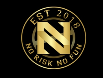 NO RISK NO FUN logo design by nikkl