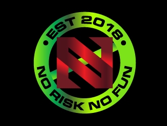 NO RISK NO FUN logo design by Marianne