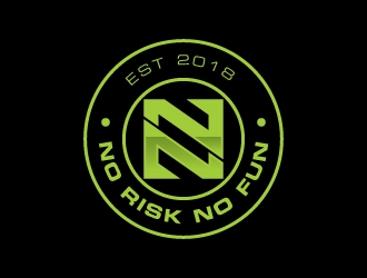 NO RISK NO FUN logo design by zakdesign700