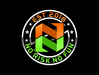 NO RISK NO FUN logo design by mikael