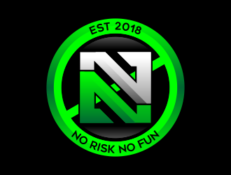 NO RISK NO FUN logo design by ekitessar