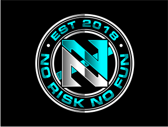 NO RISK NO FUN logo design by mutafailan