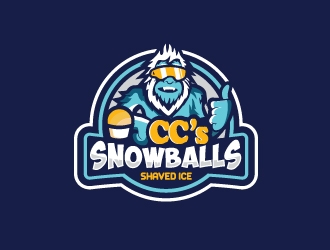 CCs Snowballs logo design by Jelena