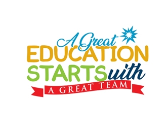 A Great Education Starts With A Great Team logo design by DreamLogoDesign