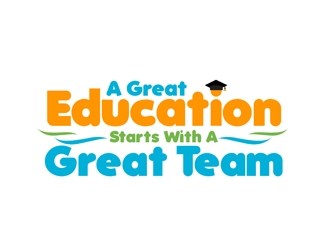 A Great Education Starts With A Great Team logo design by DreamLogoDesign