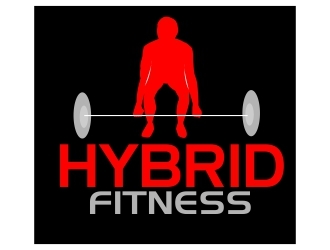 Hybrid Fitness logo design by ElonStark