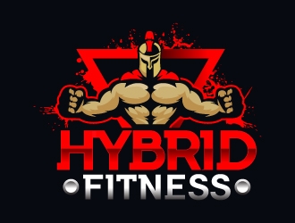 Hybrid Fitness logo design by mawanmalvin