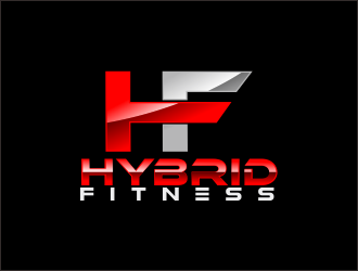Hybrid Fitness logo design by bosbejo