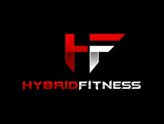 Hybrid Fitness logo design by IrvanB