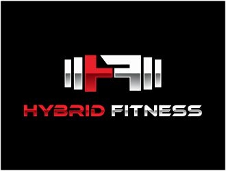 Hybrid Fitness logo design by 48art