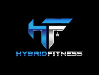 Hybrid Fitness logo design by usef44