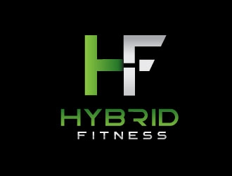 Hybrid Fitness logo design by estrezen