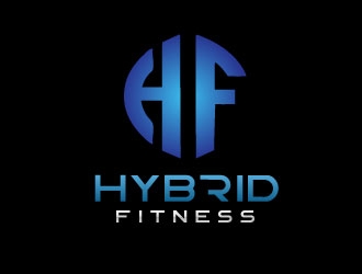 Hybrid Fitness logo design by estrezen