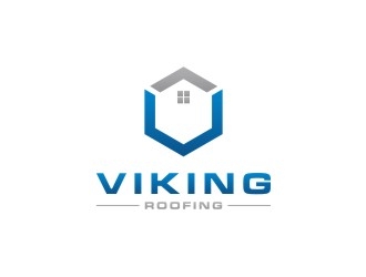 Viking Roofing logo design by Franky.