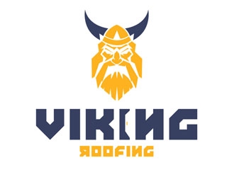Viking Roofing logo design by DreamLogoDesign
